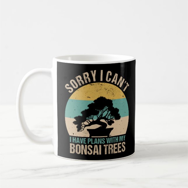 Bonsai Tree - Cool Indoor Plants Lover Gardening Coffee Mug (Left)