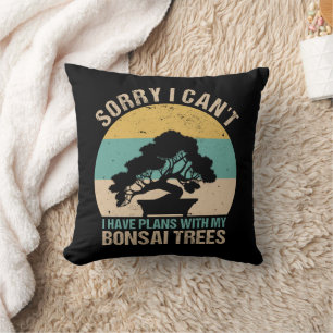 Bonsai Tree - Cool Indoor Plants Lover Gardening Cushion