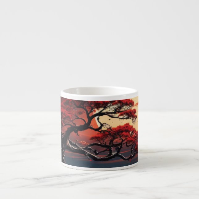 Bonsai Tree  Espresso Cup (Front)