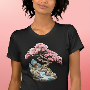 Bonsai Tree Graphic T-Shirt
