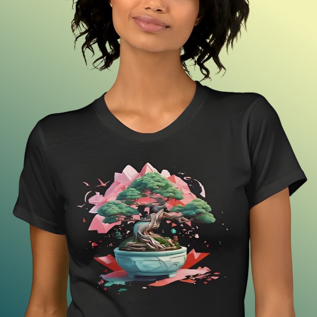 Bonsai Tree Graphic T-Shirt (Creator Uploaded)