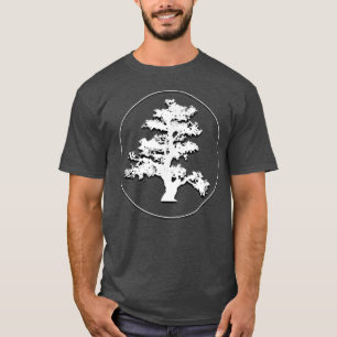 Bonsai Tree in Circle Beautiful Design T  Zen Peac T-Shirt