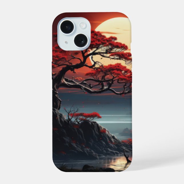 Bonsai Tree  iPhone 15 Case (Back)