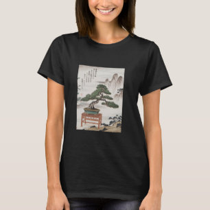 Bonsai Tree Japanese Culture Gardening Zen Vintage T-Shirt
