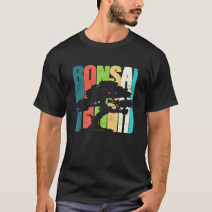 Bonsai Tree Japanese Maple Distressed Design Garde T-Shirt