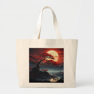 Bonsai Tree  Large Tote Bag