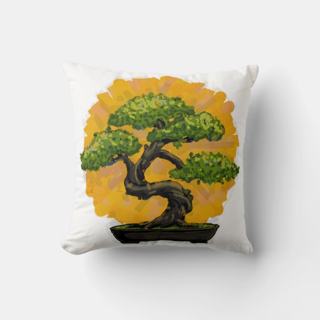 Bonsai Tree Lover Cushion (Front)