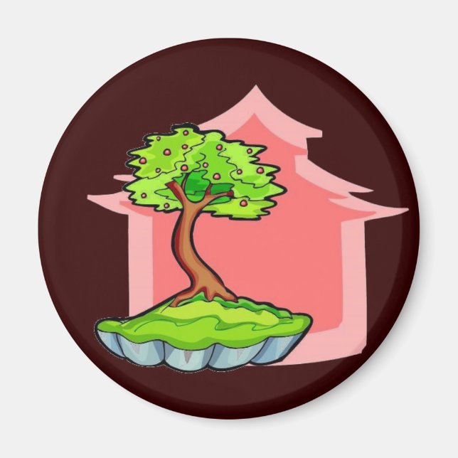 Bonsai Tree Magnet (Front)