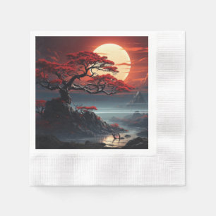 Bonsai Tree  Napkin