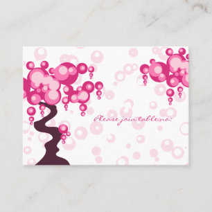 Bonsai Tree Stylish Wedding Party Place Card