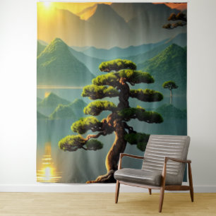 Bonsai Tree Tapestry