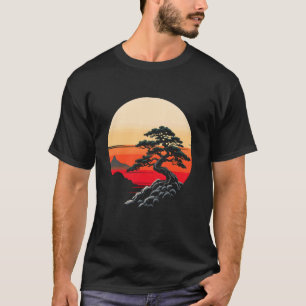 Bonsai Tree Tee Japanese Gardening Japan Botanic M