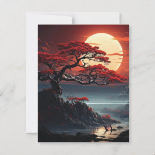 Bonsai Tree  Thank You Card