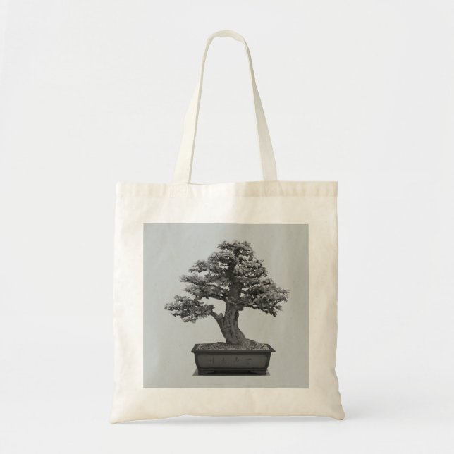 bonsai tree tote bag (Front)