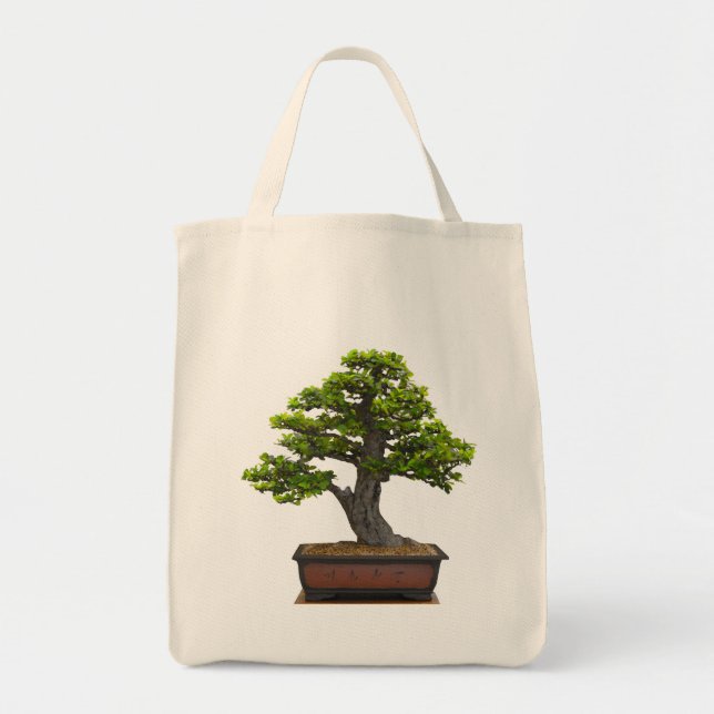 bonsai tree tote bag (Front)