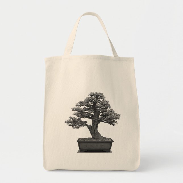 bonsai tree tote bag (Front)