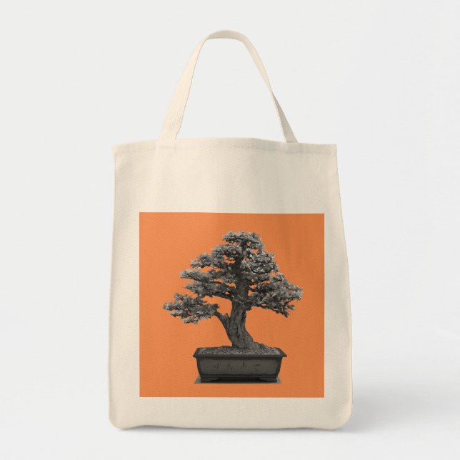 bonsai tree tote bag (Front)