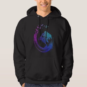 Bonsai Tree With Flying Birds Japanese Zen Buddhis Hoodie