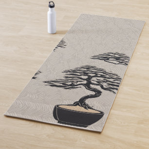 Bonsai Tree Yoga Mat – Japanese Zen Meditation & F
