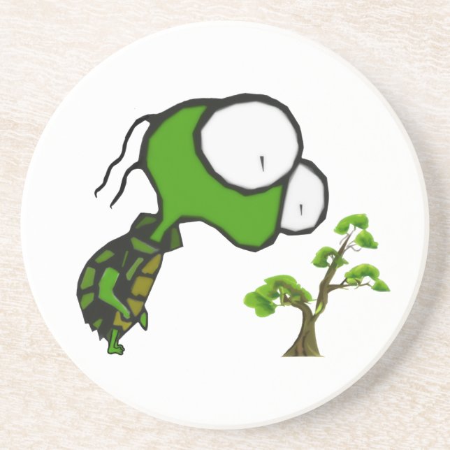 Bonsai Turtle Coaster (Front)