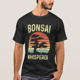 Bonsai Whisperer Bonsai Master Tree Funny Vintage  T-Shirt