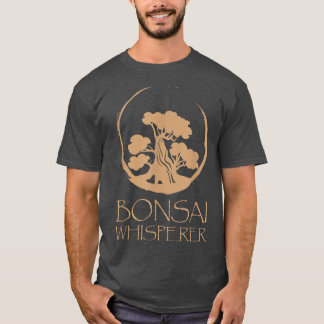 Bonsai Whisperer Meditation Yoga Japan Tree Garden T-Shirt