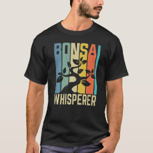 Bonsai Whisperer Retro  Japanese Tradition Garden T-Shirt