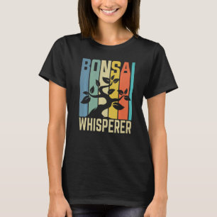Bonsai Whisperer Retro  Japanese Tradition Garden T-Shirt