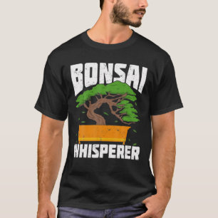 Bonsai Whisperer Tree Japan Style Zen Buddhist Des T-Shirt