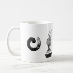 Bonsai with Enso, teapot and cup