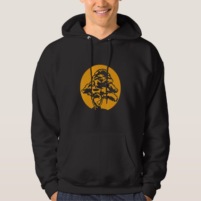 Bonsai With Sunset Hoodie (Front)