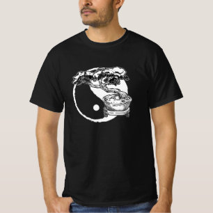 Bonsai Ying Yang Tree Zen T-Shirt