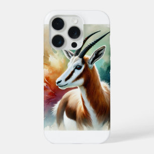 Bontebok in watercolor 220924AREF116 - Watercolor iPhone 15 Pro Case