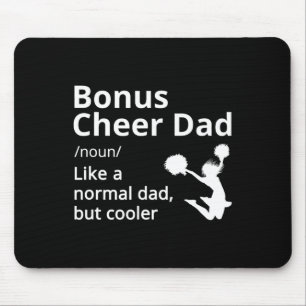 Bonus Cheer Dad Definition Cheerleader Mouse Pad