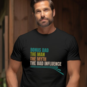Bonus Dad Fathers Day Funny Unique Men's T-Shirt