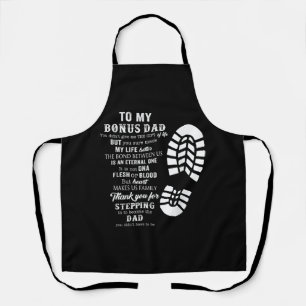 Bonus Dad Fathers Day Gift from Stepdad for Daught Apron