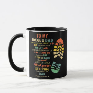 Bonus Dad Father's Day Gift From Stepdad For Mug