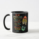 Bonus Dad Father's Day Gift From Stepdad For Mug<br><div class="desc">Bonus Dad Father's Day Gift From Stepdad For Daughter Son Gift. Perfect gift for your dad,  mum,  papa,  men,  women,  friend and family members on Thanksgiving Day,  Christmas Day,  Mothers Day,  Fathers Day,  4th of July,  1776 Independent day,  Veterans Day,  Halloween Day,  Patrick's Day</div>