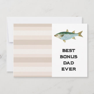 Bonus dad  holiday card