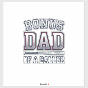 Bonus Dad of a Baller Vintage Sports Shirt Design_