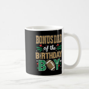 Bonus Dad Of The Birthday Boy Football Family Bday Coffee Mug