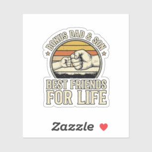 Bonus Dad & Son Best Friends Vintage Shirt Design_