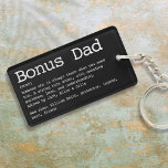 Bonus Dad Stepdad Definition Modern Key Ring<br><div class="desc">Personalise for your special bonus dad,  stepfather,  or stepdad to create a unique gift for Father's day,  birthdays,  Christmas,  or any day you want to show how much he means to you. A perfect way to show him how amazing he is every day. Designed by Thisisnotme©</div>