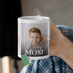 Bonus Mom 5 Photo Collage Coffee Mug