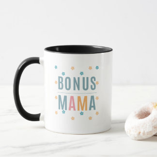 Bonus Mom Giftful Modern Typography Mug