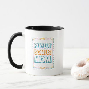 Bonus Mom Giftful Modern Typography Mug