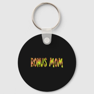 Bonus Mom Of Both Half Sketll Softll Birthday Boy Key Ring