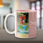 Bonus Mom, Stepmom Definition 4 Photo Collage Pink Two-Tone Coffee Mug<br><div class="desc">Personalize the text and 4 photos to create a unique keepsake for your special Stepmom, Stepmum, Bonus Mom or Madrastra to create a unique gift for Mother's day, birthdays, Christmas, baby showers, or any day you want to show how much she means to you. A perfect way to show her...</div>