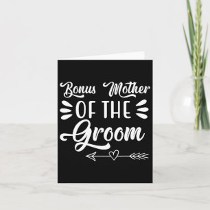 Bonus Mother Of The Groom Wedding Party Family Bri Card