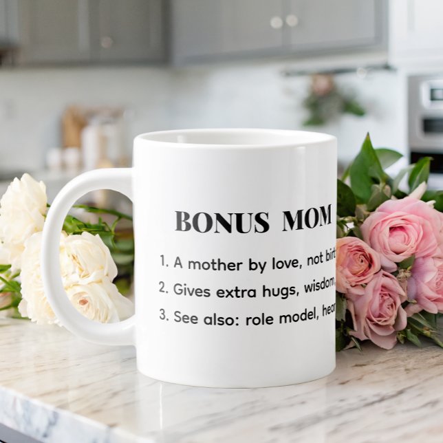 Bonus Mum Definition Quote Large Coffee Mug (Creator Uploaded)